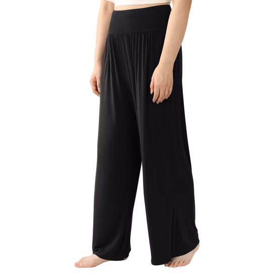Pantaloni da pigiama da donna estivi personalizzati Pantaloni da pigiama da donna in viscosa con volant per la casa